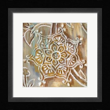 Framed Henna III Print