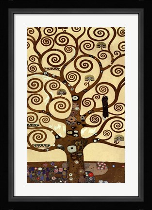 Framed Tree of Life, c.1909 (detail) Print