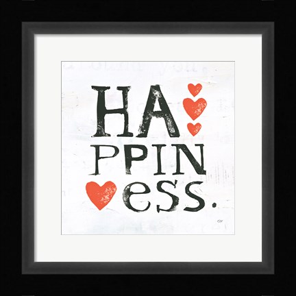 Framed Happiness Print