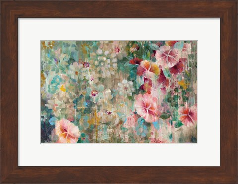 Framed Flower Shower Crop Print