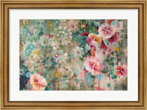 Framed Flower Shower Crop Print
