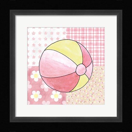 Framed Coastal Baby VIII Print