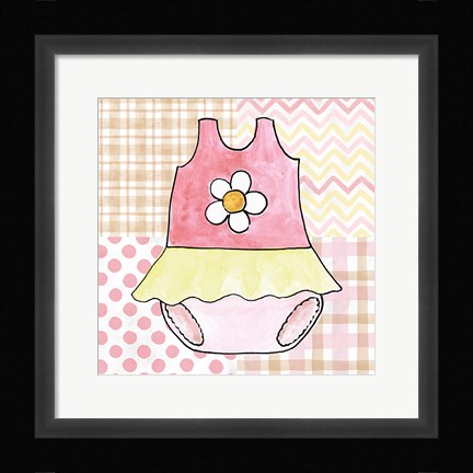 Framed Coastal Baby VI Print