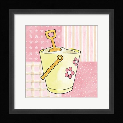 Framed Coastal Baby V Print