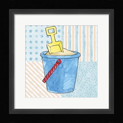 Framed Coastal Baby I Print