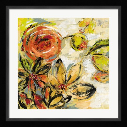 Framed Floral Joy Print