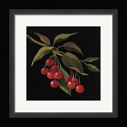 Framed Cerise no Words Print