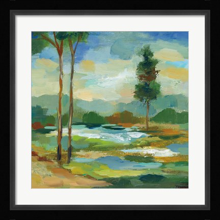 Framed Early Spring Landscape I Print