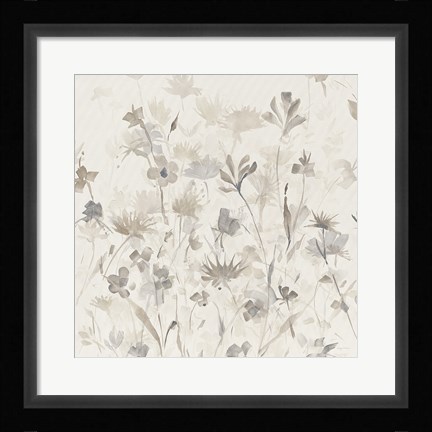 Framed Garden Shadows IV Print