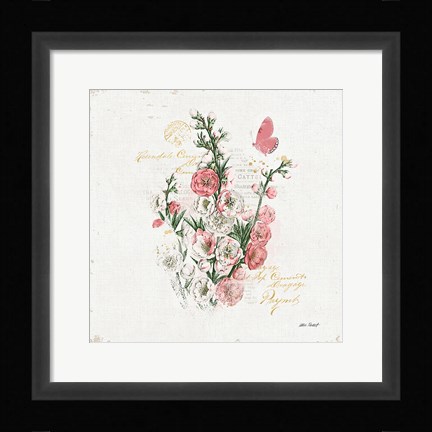 Framed French Romance III Print