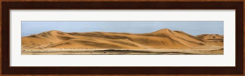 Framed Sand Dunes, Walvis Bay, Namibia Print