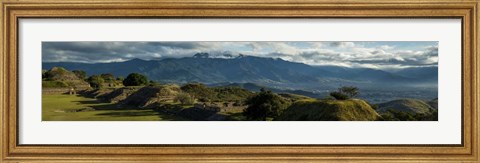 Framed Mountains at Monte Alban, Oaxaca, Mexico Print
