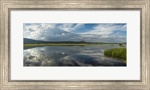 Framed Lake Cuitzeo, Michoacan State, Mexico Print