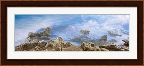 Framed Bird Rock, La Jolla, San Diego, California Print