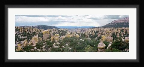 Framed Rhyolite Sculptures, Hailstone Trail, Chiricahua National Monument, Arizona Print