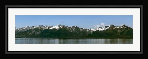Framed Snowcapped Mountain, Southeast Alaska Print