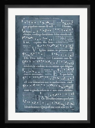 Framed Graphic Songbook I Print