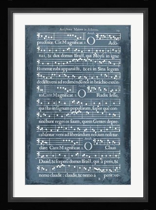 Framed Graphic Songbook III Print