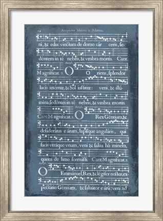 Framed Graphic Songbook IV Print