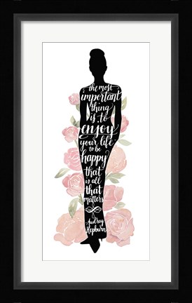 Framed Iconic Woman III Print