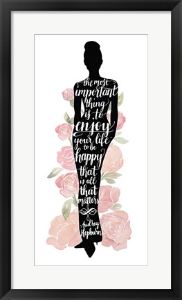 Framed Iconic Woman III Print