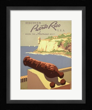 Framed See South America I Print