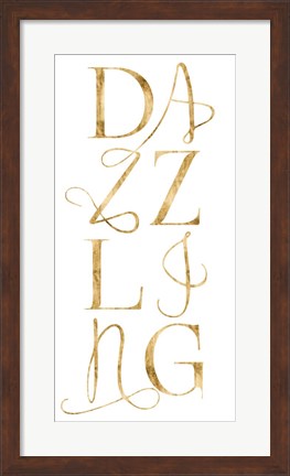 Framed Elegant &amp; Dazzling II Print