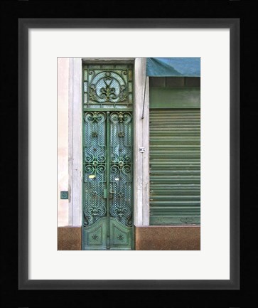 Framed Doors Abroad I Print
