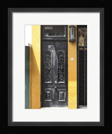 Framed Doors Abroad II Print