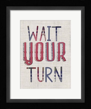 Framed Manners II Print