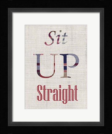 Framed Manners VI Print