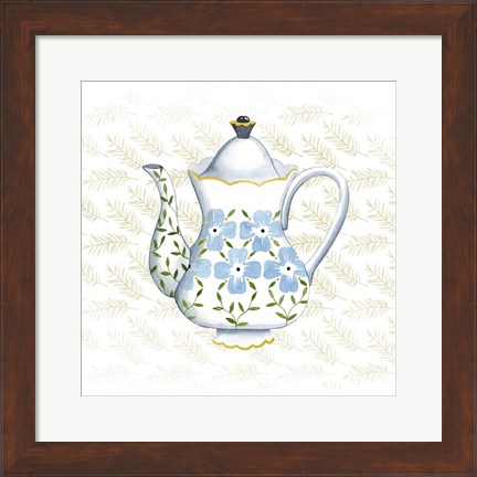 Framed Sweet Teapot I Print