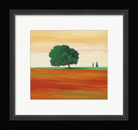 Framed Gio Mondelli - Albero Solitario Size 15.75x15.75 Print