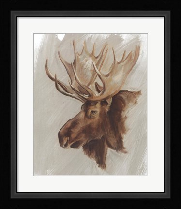Framed Western American Animal Study II Print
