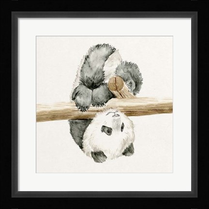Framed Baby Panda II Print