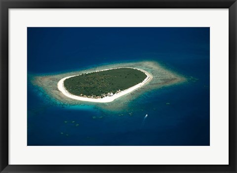 Framed Mamanuca Island Group, Mamanuca Islands, Fiji Print