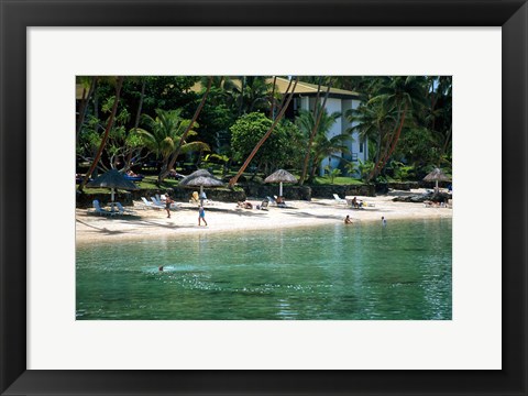 Framed Warwick Fiji Resort, Fiji Print