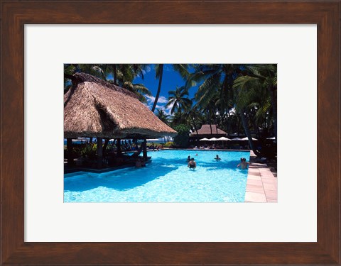 Framed Sheraton Royal Denarau Resort, Denarau Island, Fiji Print
