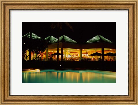 Framed Sheraton Fiji Resort, Denarau Island, Fiji Print