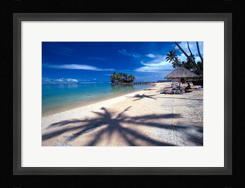 Framed Warwick Fiji Resort, Coral Coast, Fiji Print