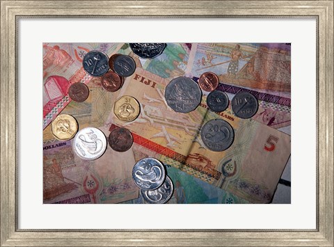 Framed Fiji Currency Print