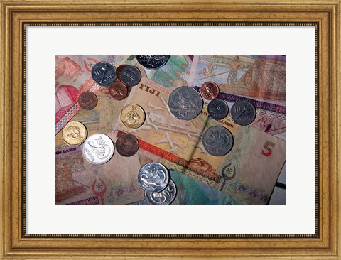 Framed Fiji Currency Print