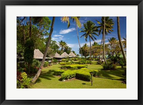 Framed Crusoe&#39;s Retreat, Viti Levu, Fiji Print