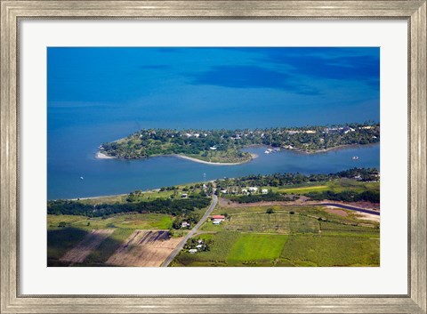 Framed Sonaisali Island Resort, Viti Levu, Fiji Print