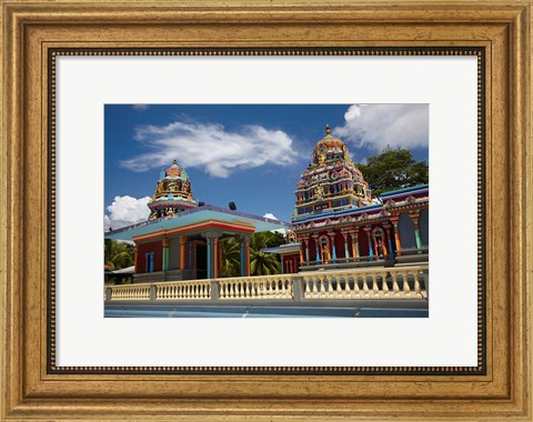 Framed Sri Siva Subramaniya Swami Temple, Nadi, Viti Levu, Fiji Print