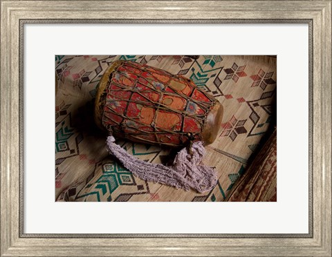 Framed Rock-Hewn Coptic Church, Blue Nile River Basin, Lalibela, Ethiopia Print