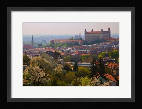 Framed Bratislava Castle, Bratislava, Slovakia Print