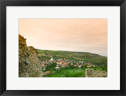 Framed Devin Castle by the River, Bratislava, Slovakia Print