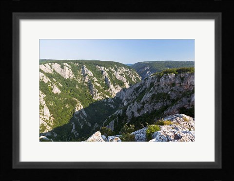 Framed Gorge of Zadiel in the Slovak karst, Slovakia Print