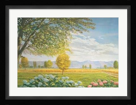 Framed Vista Sulla Campagna Print